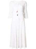 Tsumori Chisato Panelled Midi Shirt Dress - White
