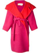 Jc De Castelbajac Vintage Reversible Oversized Coat - Red