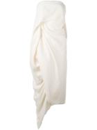 Rick Owens 'twirl' Strapless Top - Nude & Neutrals