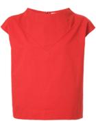 Atlantique Ascoli Sleeveless Blouse - Red