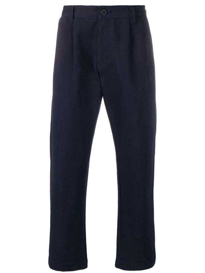 Études Cropped Chino-trousers - Blue