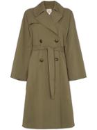 Nili Lotan Belted Trench Coat - Green