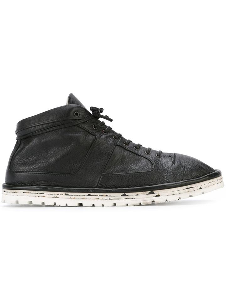 Marsèll Rubber Sole Panelled Boots