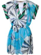 Emilio Pucci - Graphic Print Dress - Women - Silk - 42, Silk