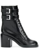 Laurence Dacade Buckle And Lace-up Boots - Black