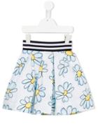 Monnalisa Floral Print Skirt, Girl's, Size: 10 Yrs, White