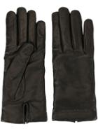 Emporio Armani Classic Smooth Gloves - Black