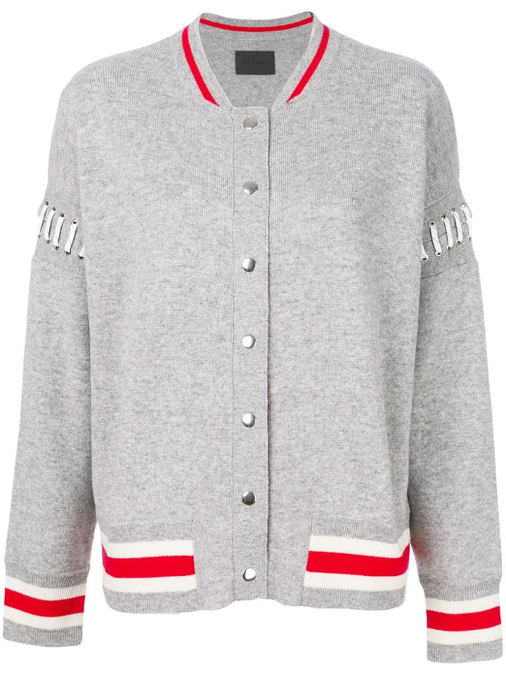 Zoe Jordan Lupi Bomber Jacket - Grey