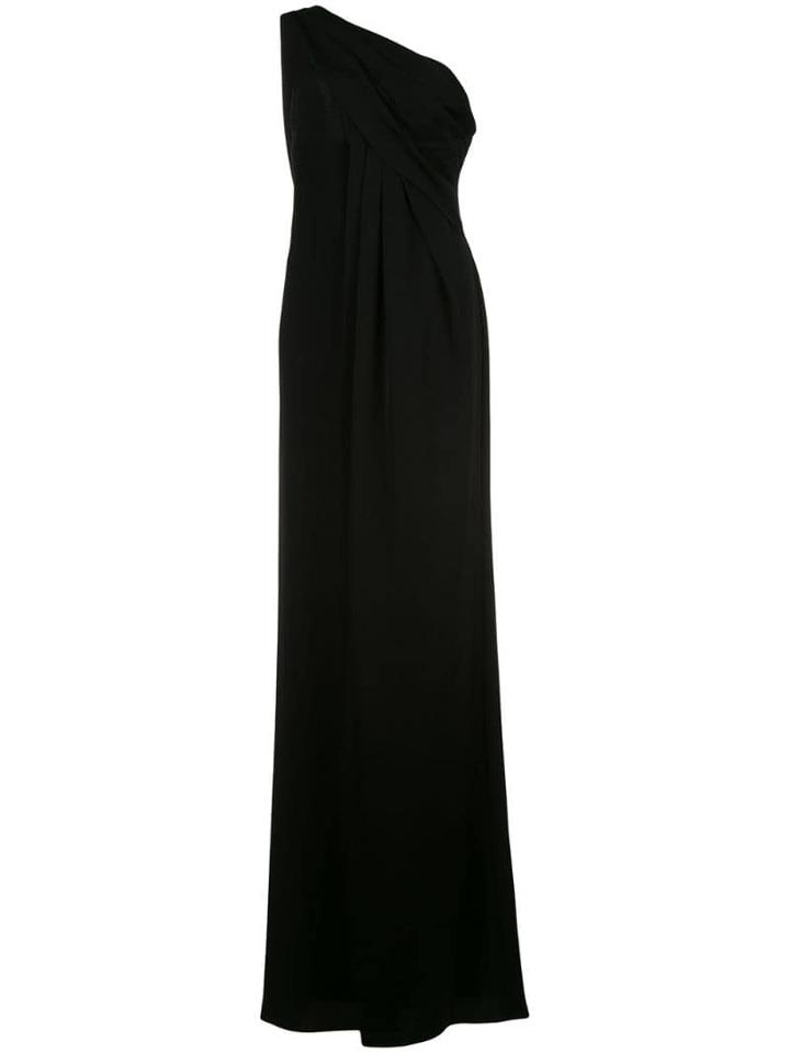 Rachel Zoe One Shoulder Gown - Black