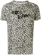 Marc Jacobs Logo Leopard Print T-shirt, Men's, Size: Xxl, Nude/neutrals, Cotton