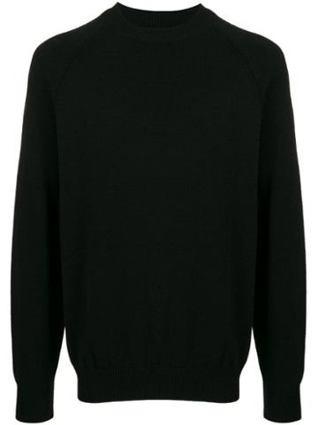 Batoner Crewneck Jumper - Black