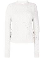 Damir Doma Perforated Jumper - White