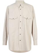Julien David Classic Long Sleeve Shirt - Nude & Neutrals