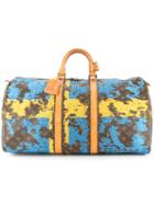Jay Ahr Sweden Flag Vintage Louis Vuitton Keepall - Brown