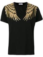 Red Valentino Printed Wing T-shirt - Black