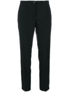 Erika Cavallini Cropped Tailored Trousers - Black