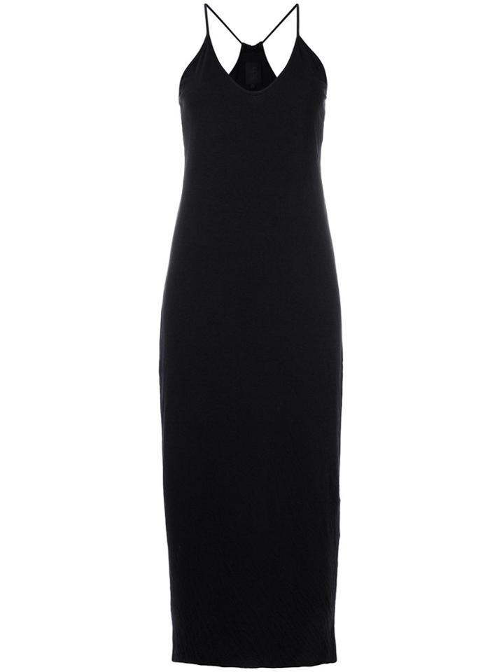 Thom Krom Plunge Neck Shift Dress - Black