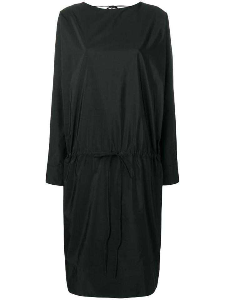 Plan C Long Tunic Dress - Black