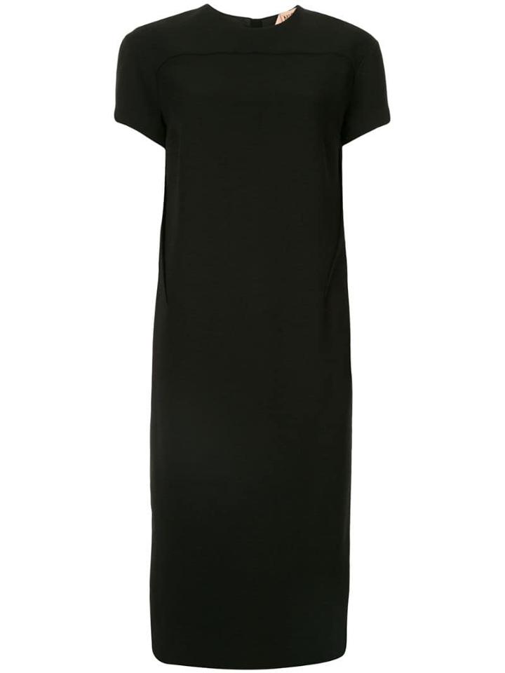 Nº21 Raised Seam Dress - Black