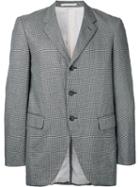 Comme Des Garçons Pre-owned Houndstooth Blazer - Grey