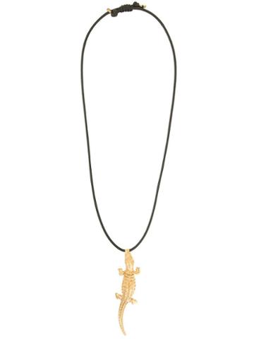 Natia X Lako Natia X Lako Large Crocodile Necklace - Metallic
