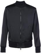 Neil Barrett Printed Back Bomber Jacket - Black