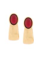 Susan Caplan Vintage 1980's Napier Earrings - Gold