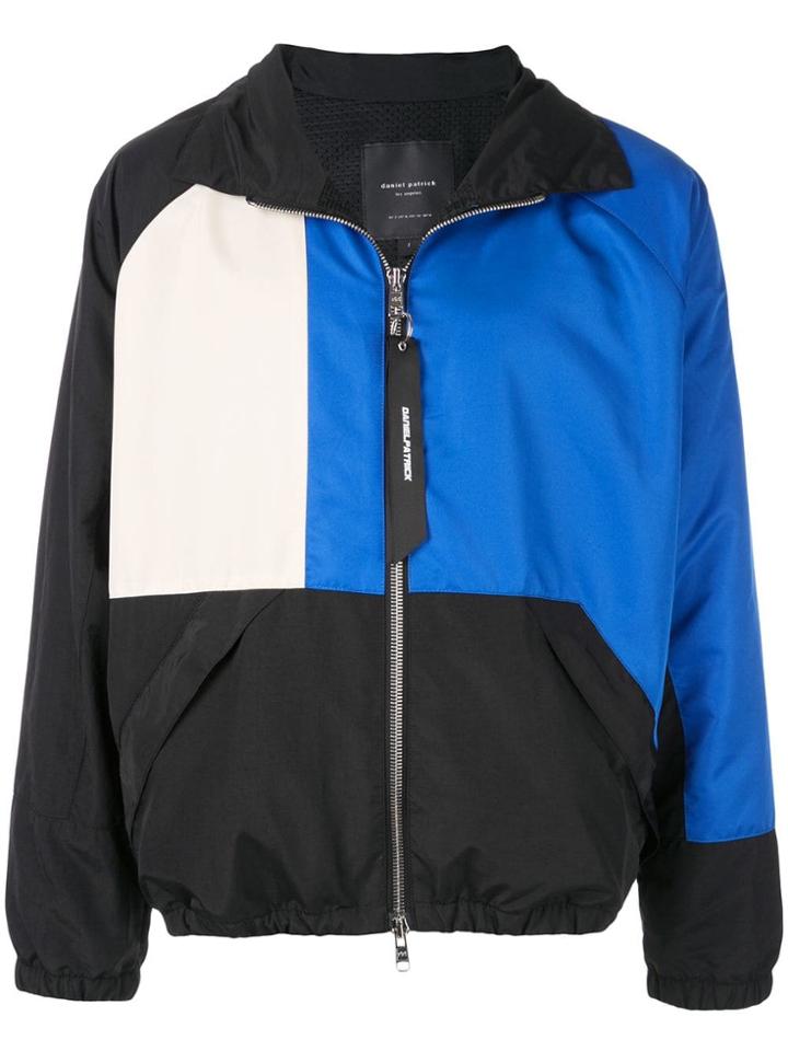 Daniel Patrick Panelled Track Jacket - Black