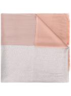 Twin-set Panelled Scarf - Pink