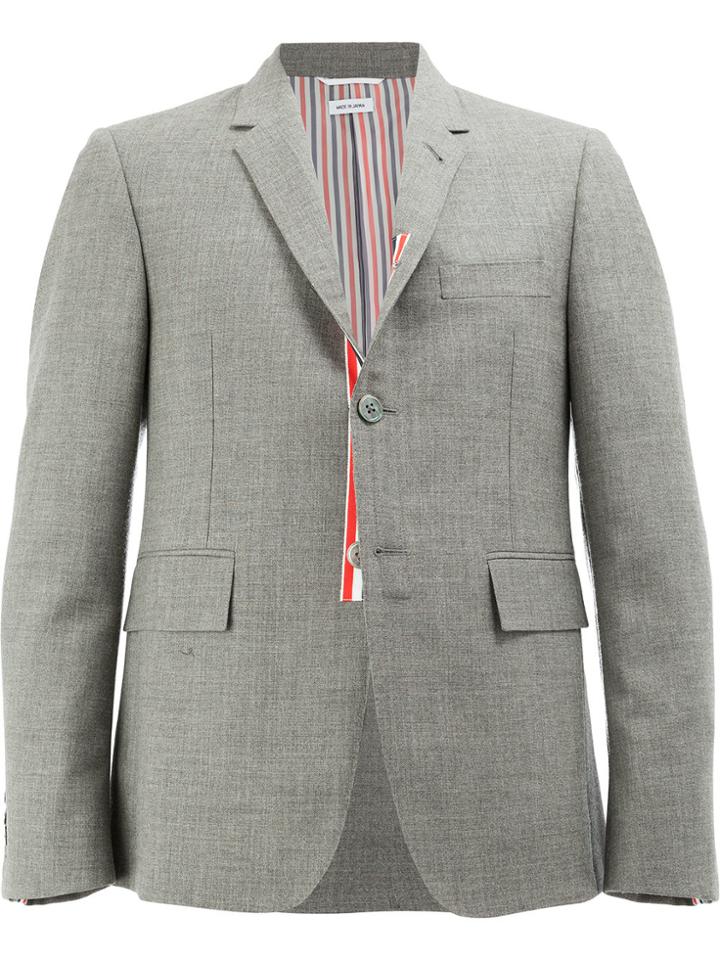 Thom Browne Formal Single-breasted Blazer - Grey