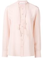 Chloé Knotted Tie Neck Shirt - Pink