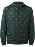 Gucci Bee And Star Print Windbreaker - Green