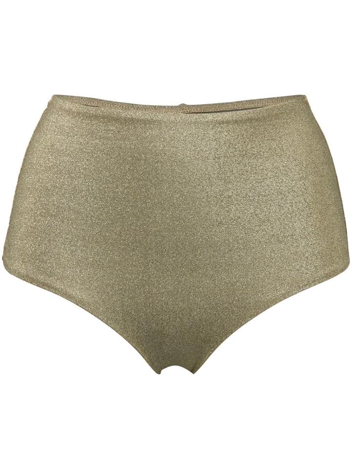 Mc2 Saint Barth Bardot Bikini Bottoms - Gold