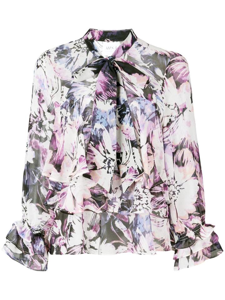 Misa Los Angeles Jema Floral Print Blouse - Purple