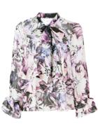 Misa Los Angeles Jema Floral Print Blouse - Purple