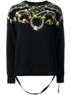 Marcelo Burlon County Of Milan - Snake Printed Sweatshirt - Women - Cotton - S, Black, Cotton