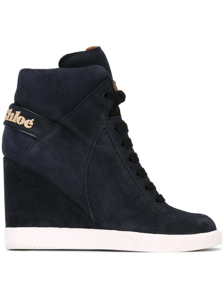 See By Chloé Wedge Hi-top Sneakers