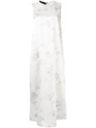 Calvin Klein Collection Floral Dress, Women's, Size: 42, White, Silk