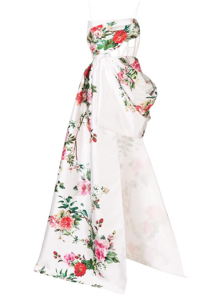 Alex Perry Reid Floral Dress - White