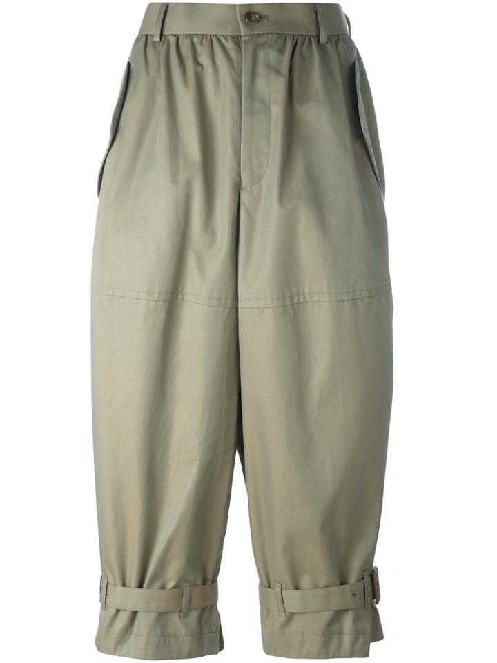 Comme Des Garçons Comme Des Garçons Baggy Cropped Trousers