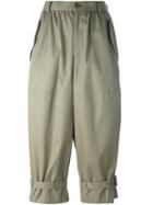 Comme Des Garçons Comme Des Garçons Baggy Cropped Trousers