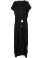 Diesel Zipped Hooded Dress - Black