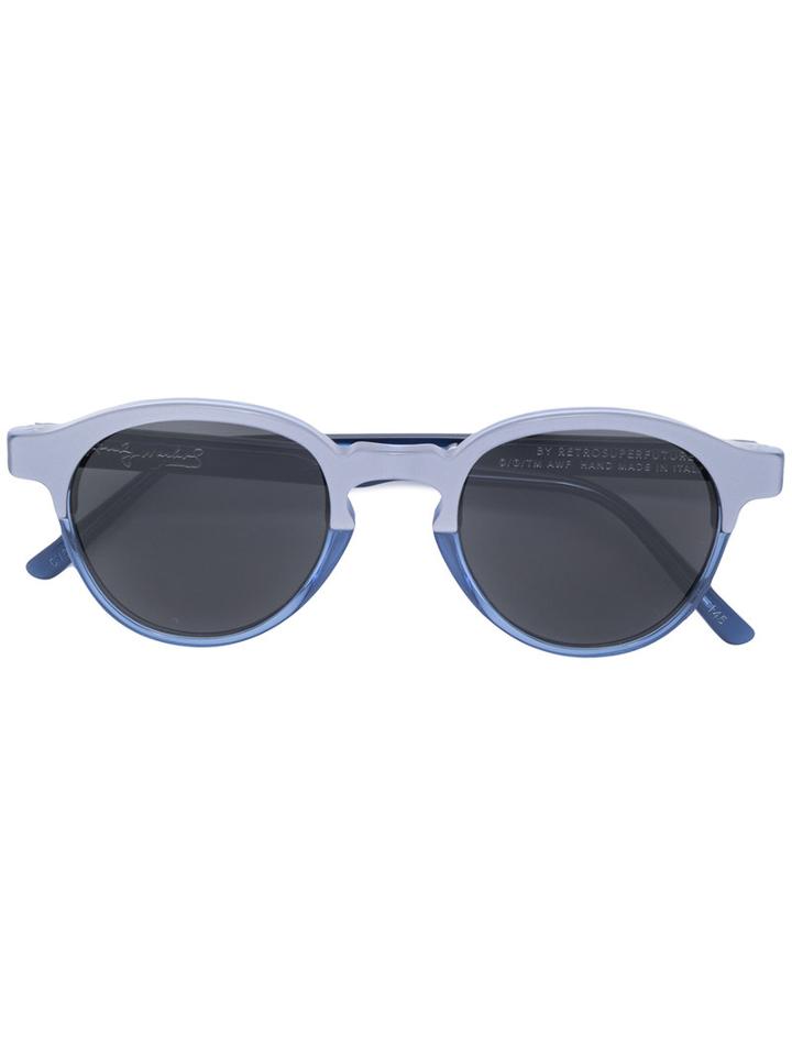 Retrosuperfuture - The Iconic Series Sunglasses - Unisex - Acetate - 49, Blue, Acetate