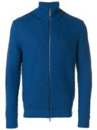 Etro Zip Front Cardigan - Blue