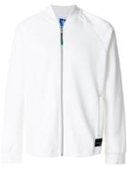 Adidas Zipped Sweater - White