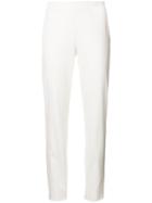 Moschino High Waisted Crop Trousers - White