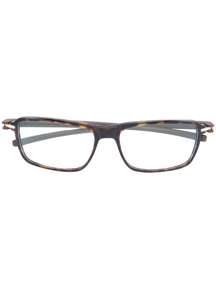 Tag Heuer Reflex Glasses, Brown, Acetate/rubber