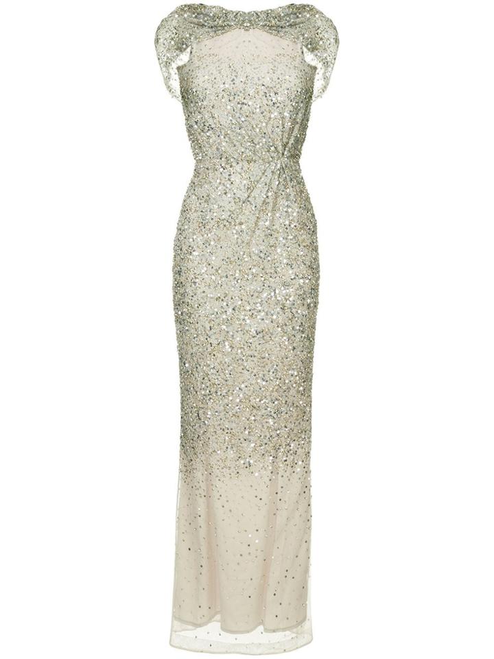 Rachel Gilbert Idalia Gown - Grey