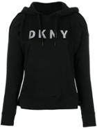 Dkny Designer Cut Hoodie - Black