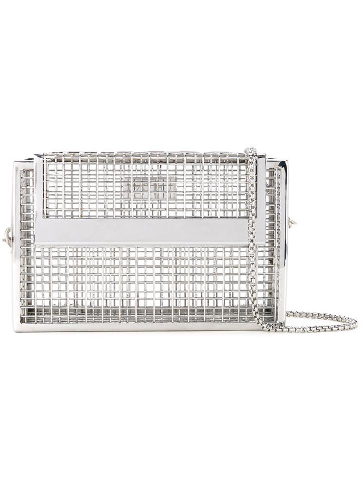 The Cartel Cage Shoulder Bag - Metallic
